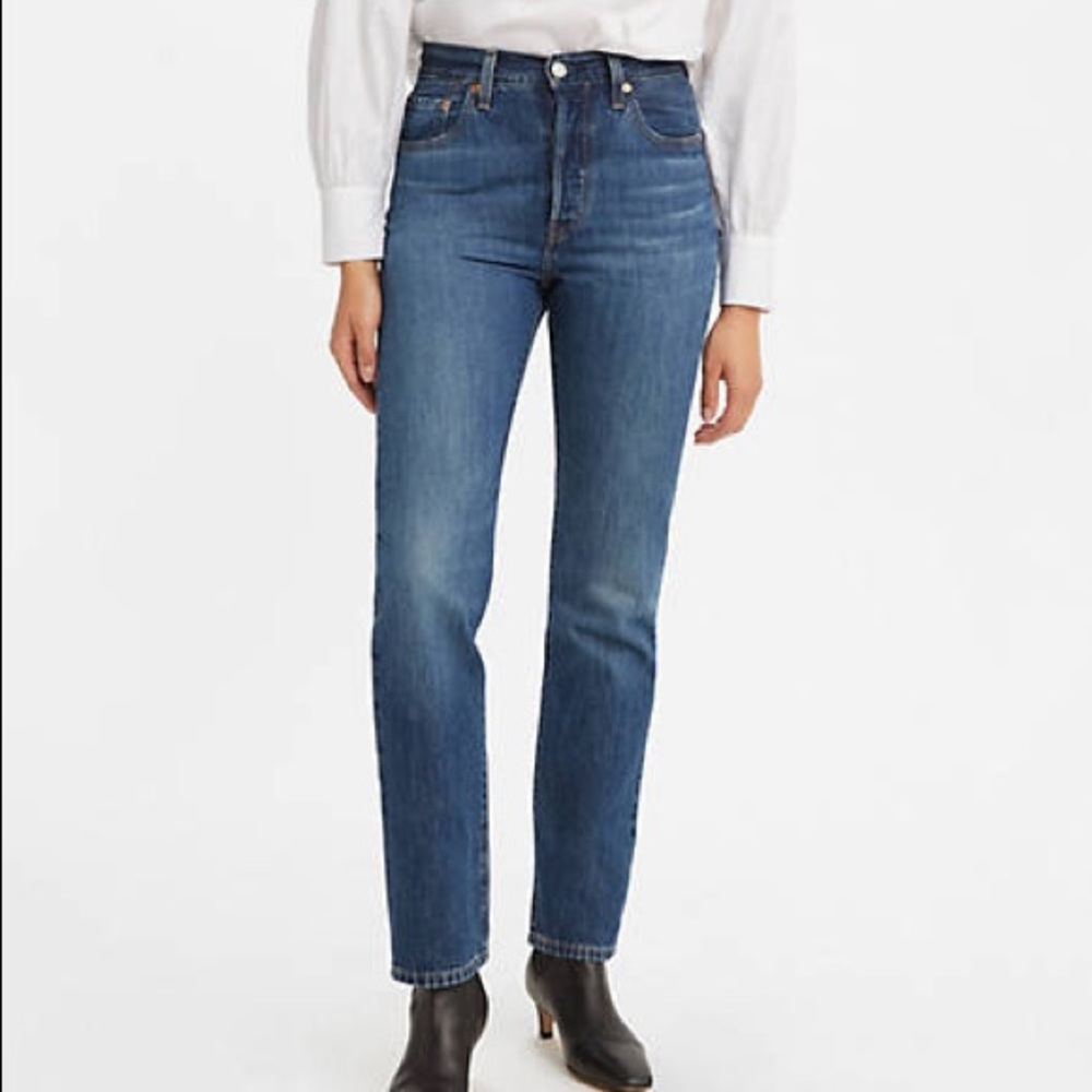 Levi’s 501 High Waist Crop Straight Jeans size 27